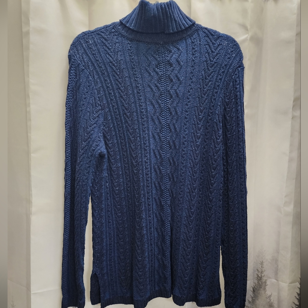 Vintage Crocheted Turtleneck Sweater